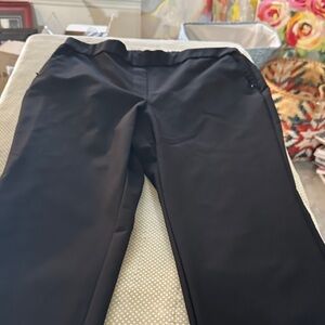 Lane Bryant Black Straight Leg Dress Trousers